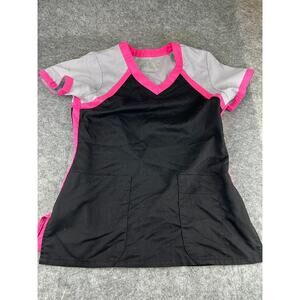 Barco Uniforms Women's Top - Black and Pink